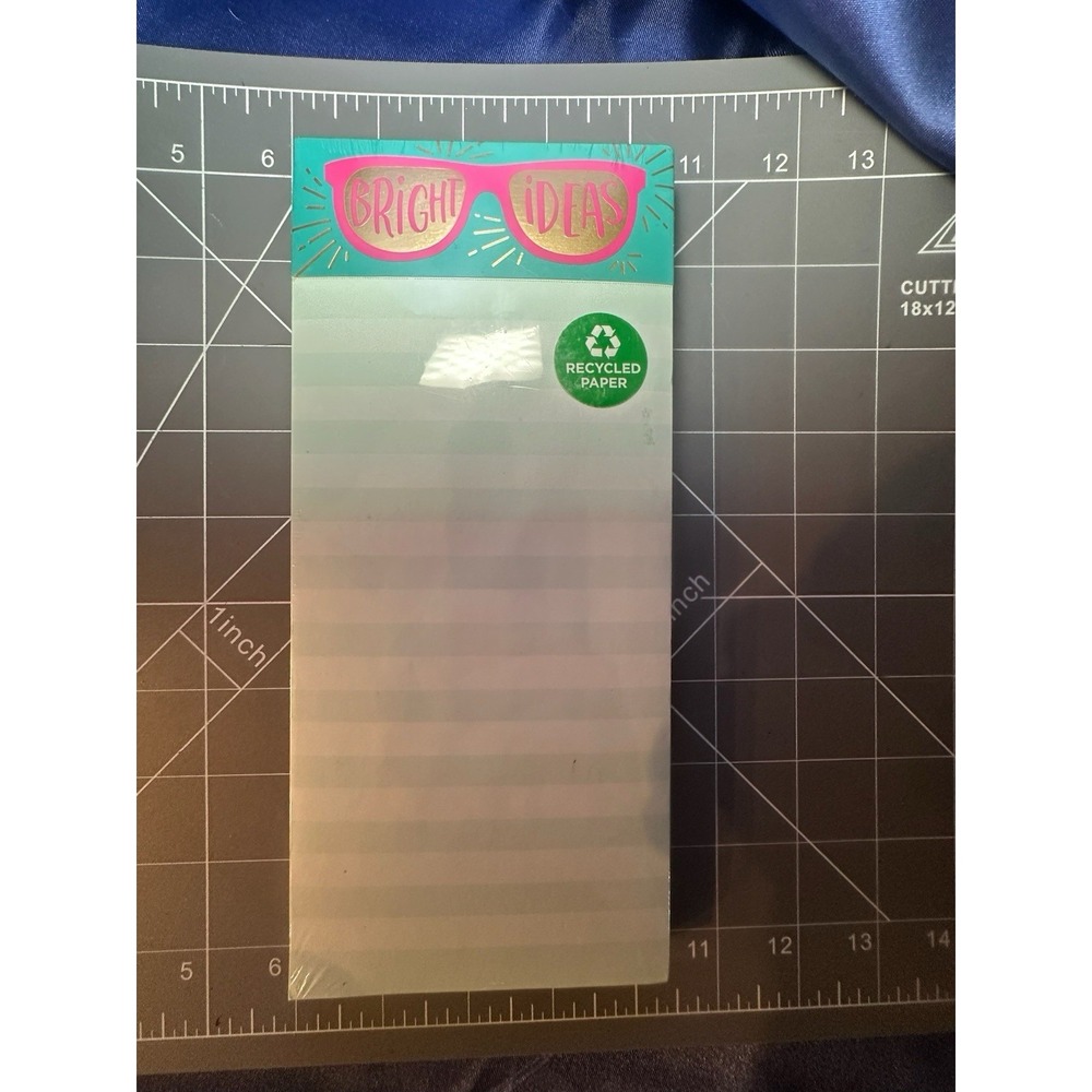 Clementine BRIGHT IDEAS 9" x 4" Magnetic Note Pad NEW/SEALED